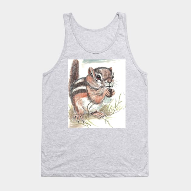 Chip Chipmunk Tank Top by Dorcas